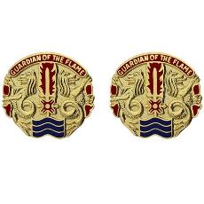 615th Transportation Battalion Unit Crest (Guardian of the Flame)